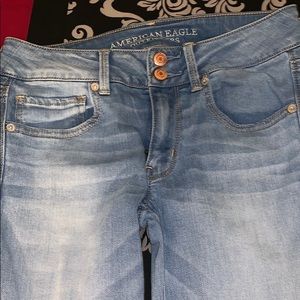 American Eagle Artist crop jeans